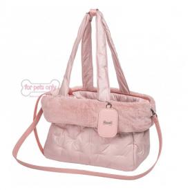 bolso impermeable para perro, rosa, winter pink