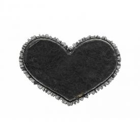 mantel individual para perro, lovely lace time black